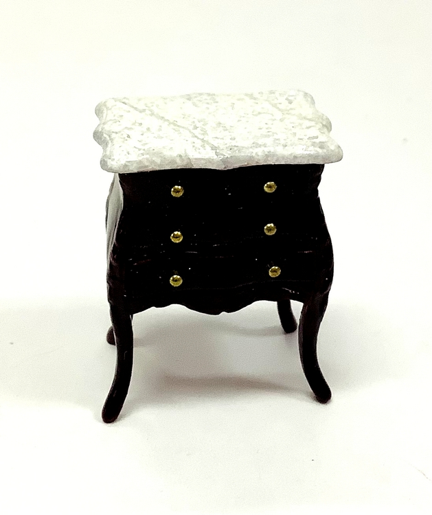 Half-Inch Scale Bombe Side Table #1 by Bespaq